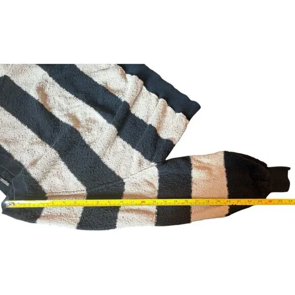 Free People | Found My Friend Striped Sweater | Black & Tan | Small - Picture 10 of 12